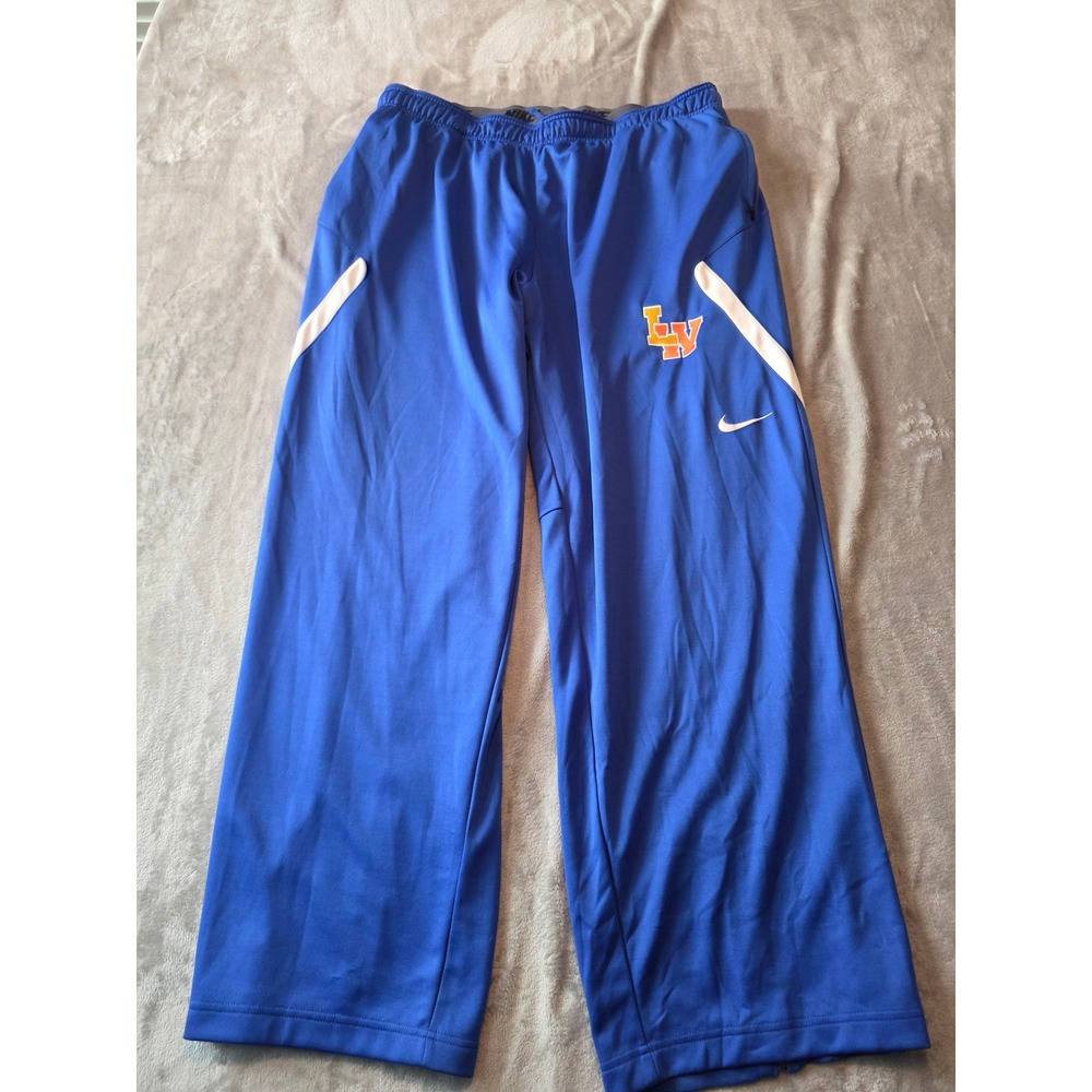 Nike Track Pants Mens 2XL Blue Dri-Fit LV Team Activewear Sweats